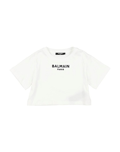 BALMAIN T-shirt White 100% Cotton, Polyester