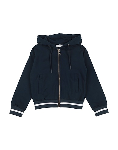 GAUDÌ Sweatshirt Navy blue 95% Cotton, 5% Elastane