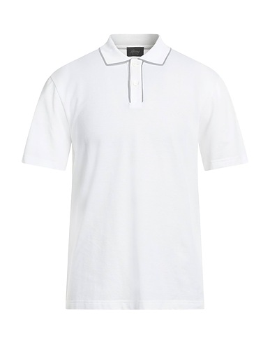 BRIONI Polo shirt White 100% Cotton