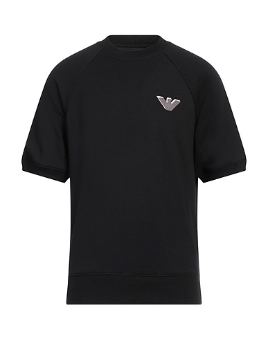 EMPORIO ARMANI Felpa Nero 67% Modal, 33% Cotone, Elastan