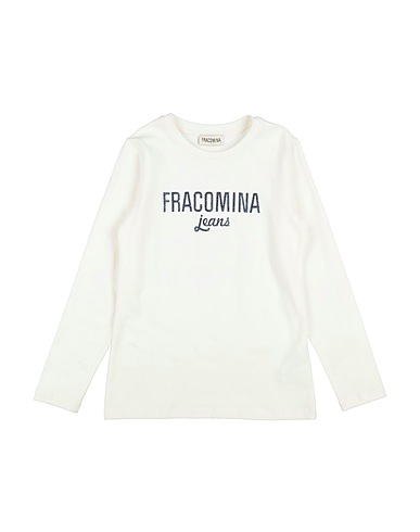 FRACOMINA MINI T-shirt White 95% Cotton, 5% Elastane