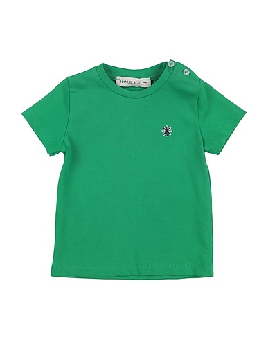 MANUEL RITZ T-shirt Green 100% Cotton