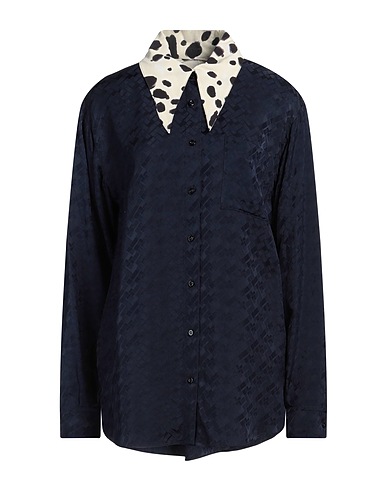 MARNI Solid colour shirts & blouses Navy blue 100% Viscose