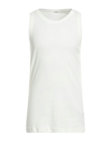 JIL SANDER Tanktop Weiß 100% Baumwolle