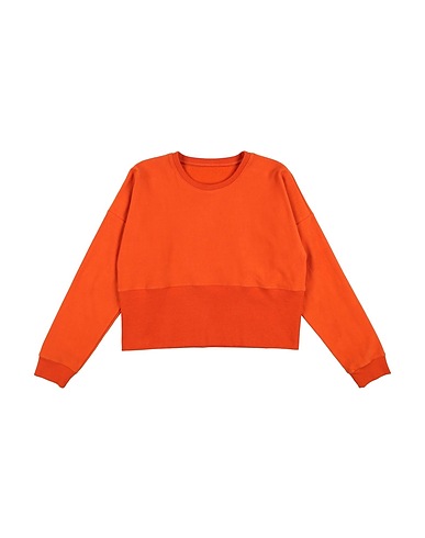 @MADILLY Sweatshirt Orange 94% Cotton, 6% Elastane