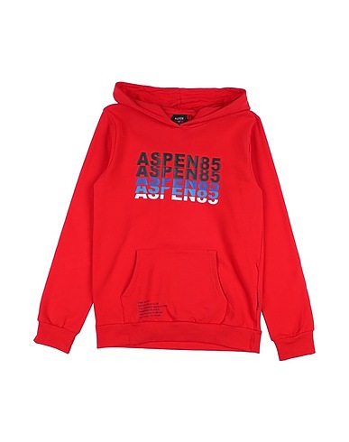 ASPEN POLO CLUB Sweatshirt Red 95% Cotton, 5% Elastane