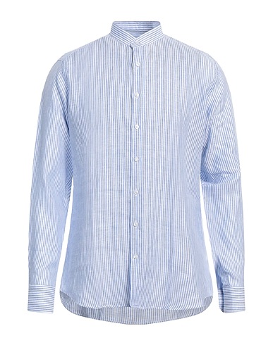 FRANZESE COLLECTION Linen shirt Sky blue 100% Linen