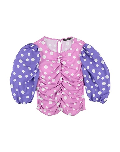 J'AIME’ Top Mauve 100% Polyester, Elastane