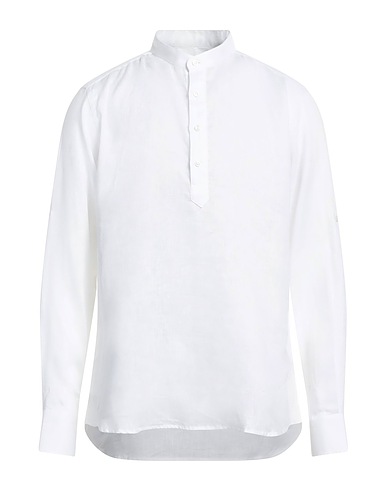 FRANZESE COLLECTION Camicia in lino Bianco 100% Lino