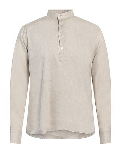FRANZESE COLLECTION Linen shirt Beige 100% Linen
