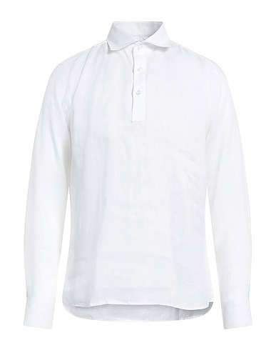 FRANZESE COLLECTION Linen shirt White 100% Linen