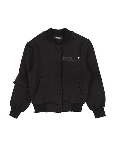 M.C.U. MARCO CASSESE UNION Sweatshirt Black 100% Cotton, Swarovski® Crystal
