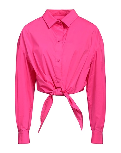 ALESSANDRO ENRIQUEZ Hemden und Blusen einfarbig Fuchsia 100% Baumwolle