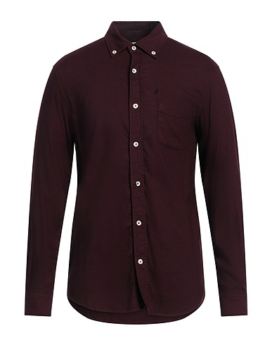 ALTEA Solid color shirt Plum 50% Modal, 50% Cotton
