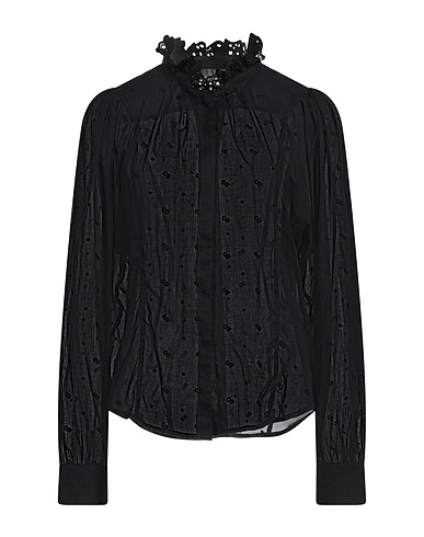 MARANT ÉTOILE 無地シャツ＆ブラウス ブラック コットン 100%