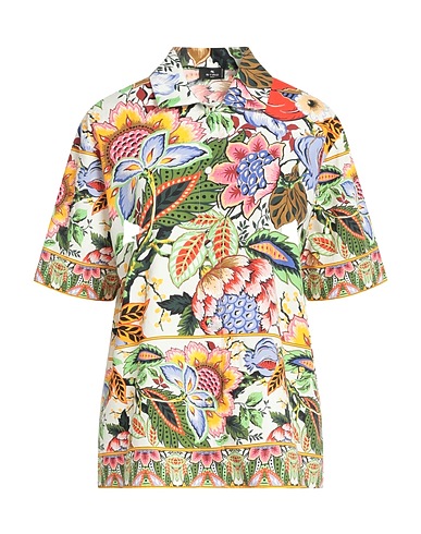 ETRO Floral shirts & blouses Green 100% Cotton