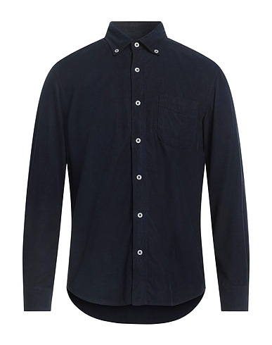 ALTEA Solid colour shirt Midnight blue 100% Cotton