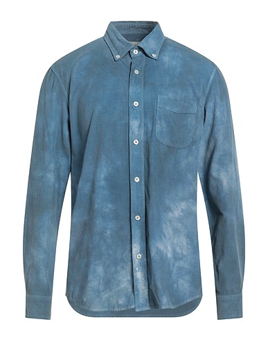 ALTEA Shirts Slate blue 100% Cotton