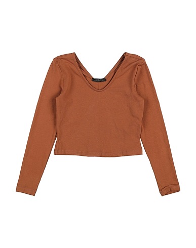 J'AIME’ T-Shirt Braun 100% Polyester, Elastan