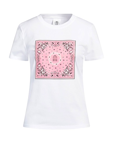 LE VOLIÈRE T-shirt White 90% Cotton, 10% Elastane