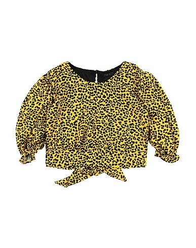 J'AIME’ Top Yellow 100% Polyester, Elastane