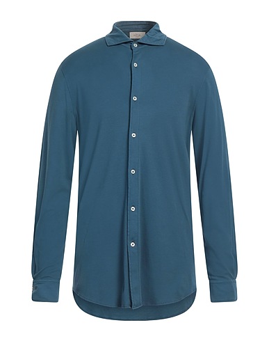 ALTEA Camicia tinta unita Avio 100% Cotone