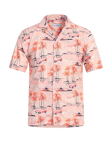 MAISON LABICHE Patterned shirt Salmon pink 100% Cotton