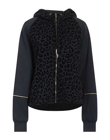 EA7 Hoodie Schwarz 48% Polyester, 44% Modal, 8% Elastan