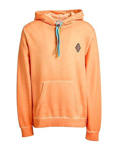 MARCELO BURLON Felpa Arancione 100% Cotone, Elastan, Poliestere