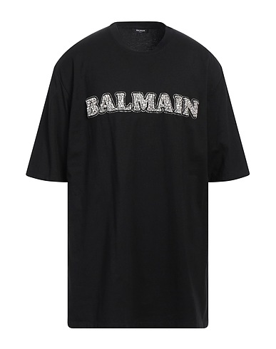 BALMAIN T-shirt 100% Cotton, Glass, Brass