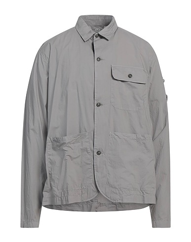 C.P. COMPANY Solid colour shirt Grey 100% Cotton
