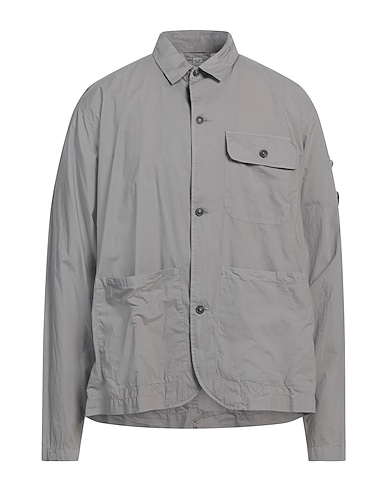 C.P. COMPANY Camicia tinta unita GRIGIO 100% Cotone