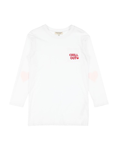TWINSET T-Shirt Weiß 100% Baumwolle