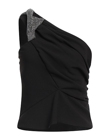 IRO One-shoulder top Black 65% Acetate, 35% Polyester