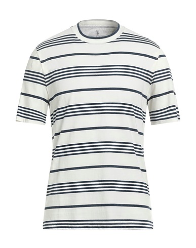 BRUNELLO CUCINELLI T-shirt Ivory 100% Cotton