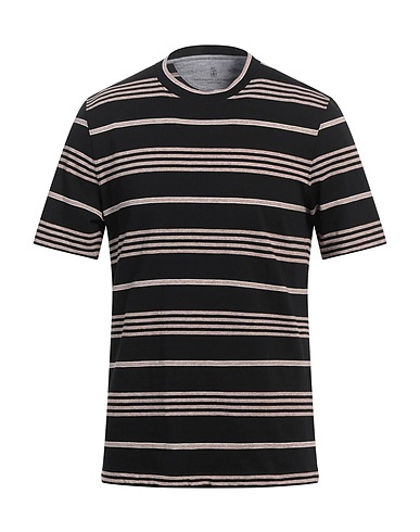 BRUNELLO CUCINELLI T-shirt Black 100% Cotton