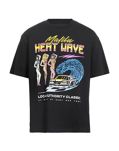 LOCAL AUTHORITY T-shirt Black 100% Cotton