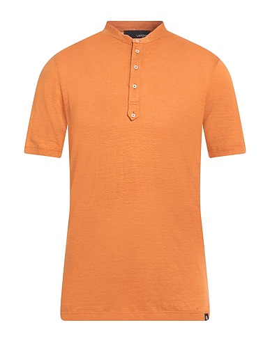 LARDINI T-shirt Rust 100% Linen