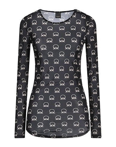 PINKO T-shirt Black 90% Polyamide, 10% Elastane