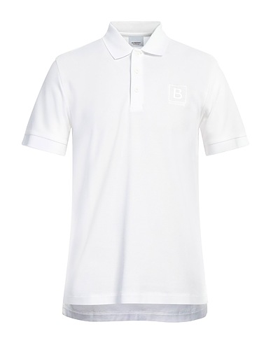 BURBERRY Polo shirt White 100% Cotton
