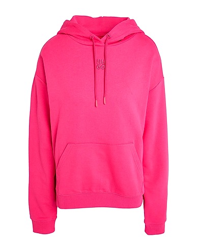 HUGO Hooded track jacket  Fuchsia 100% Cotton