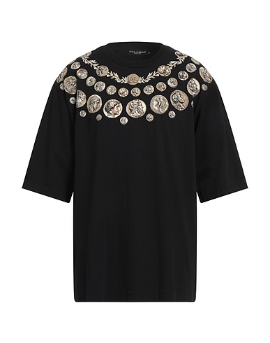 DOLCE&GABBANA T-shirt Nero 100% Cotone