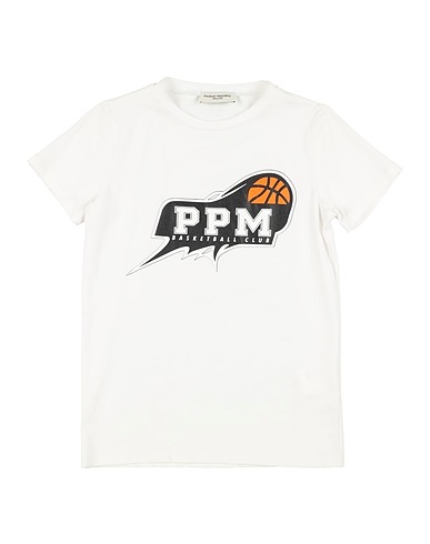PAOLO PECORA T-shirt White 91% Cotton, 9% Elastane
