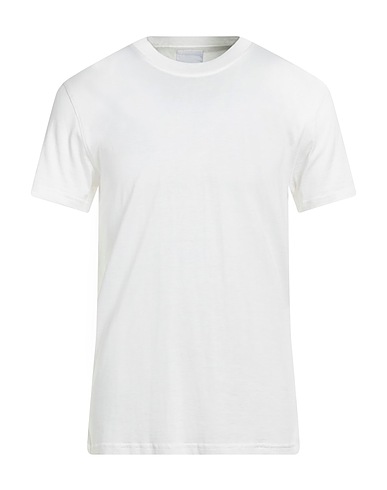 PT Torino Basic T-shirt Ivory 60% Silk, 40% Cotton