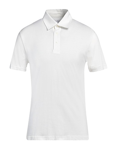 PT Torino Polo shirt Ivory 60% Silk, 40% Cotton