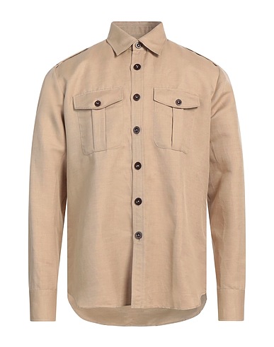 PT Torino Linen shirt Sand 50% Linen, 50% Cotton