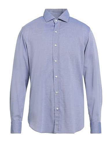 ETRO Solid color shirt Blue 100% Cotton
