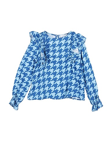 L:Ú L:Ú by MISS GRANT Top Blue 100% Cotton