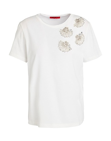 MAX&Co. T-shirt VOGHERA
 White 100% Cotton