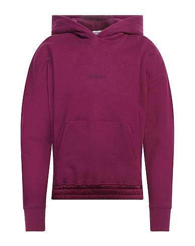 SAINT LAURENT Hooded track jacket 100% Cotton, Acetate, Viscose, Polyester